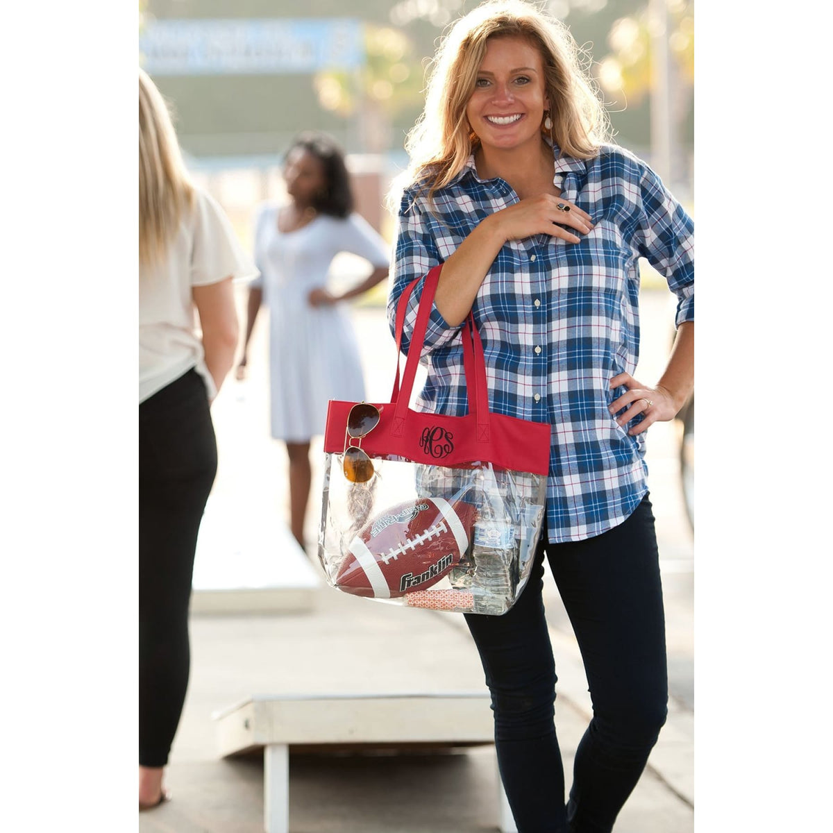 Clear stadium bag monogram new arrivals