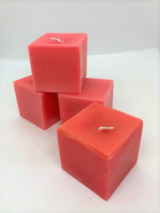 Texas General Square Candles - China Rose