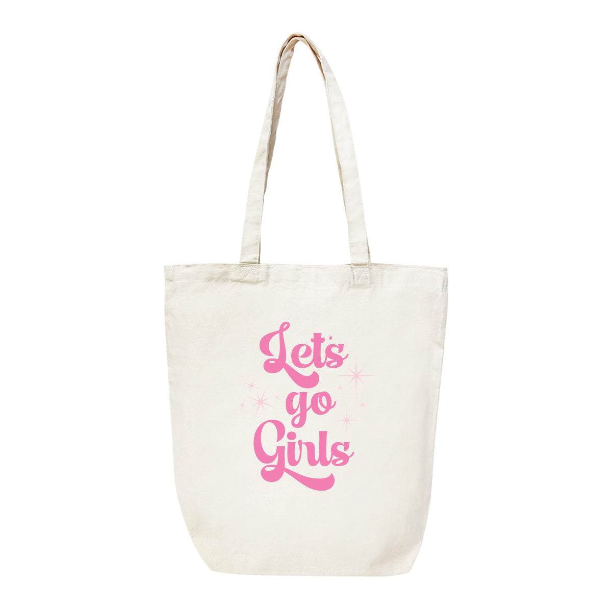 Let's Go Girls Canvas Tote