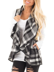 Fall Fantastic Buffalo Plaid Vest