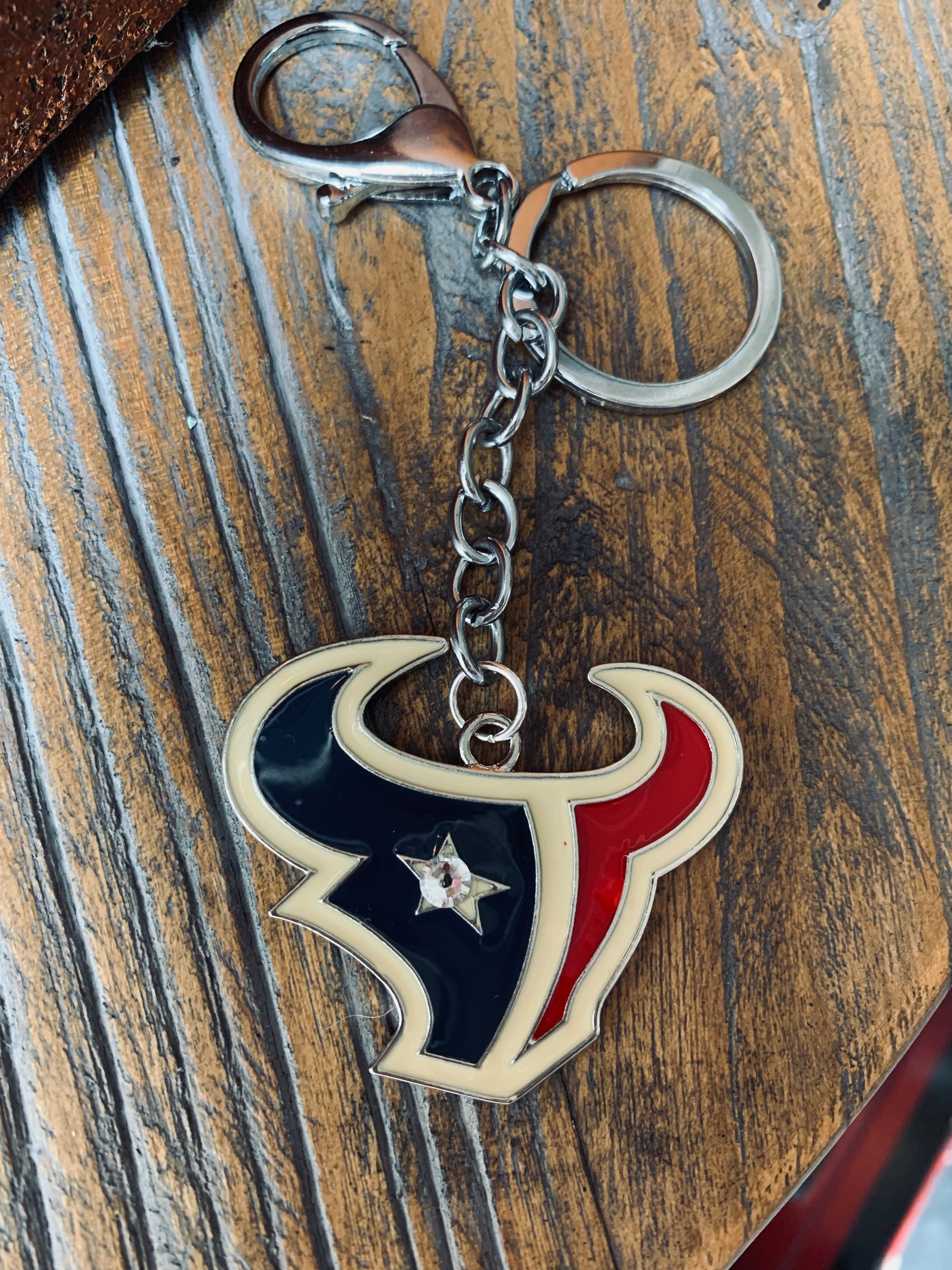 Houston Texans Keychain,keychain - Dirt Road Divas Boutique