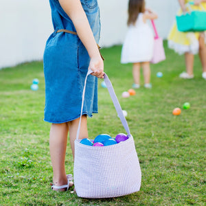 Purple Seersucker Bucket