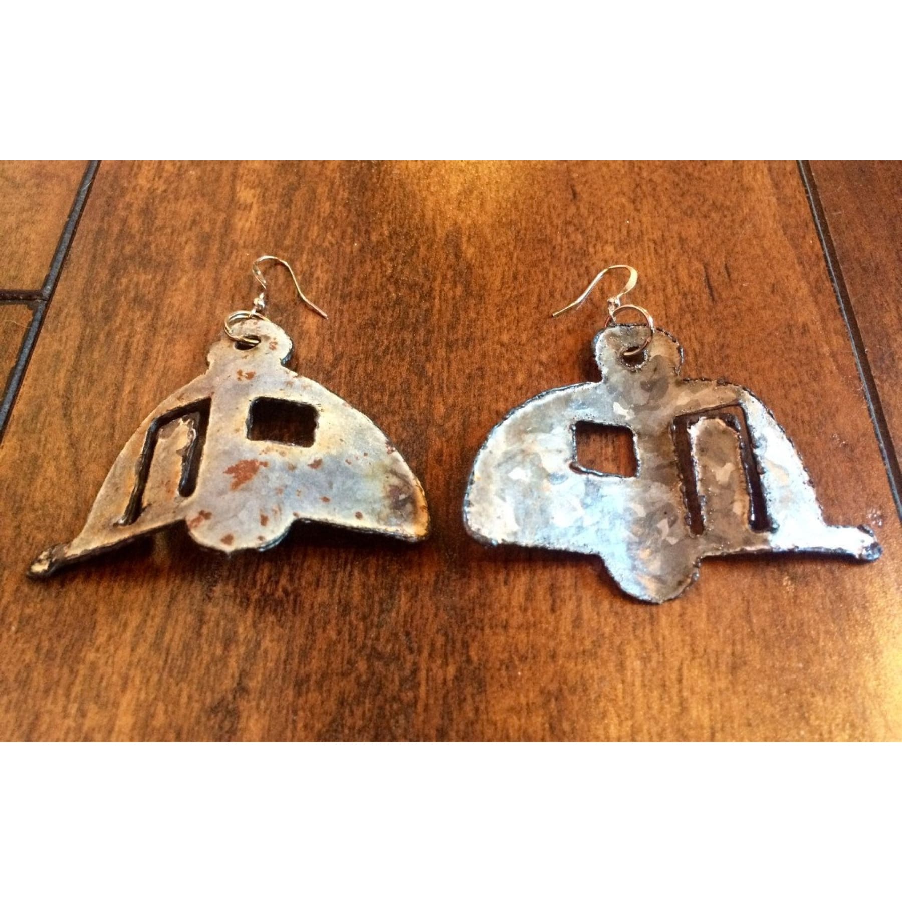 Rustic Tin Trailer Earrings,Earrings - Dirt Road Divas Boutique