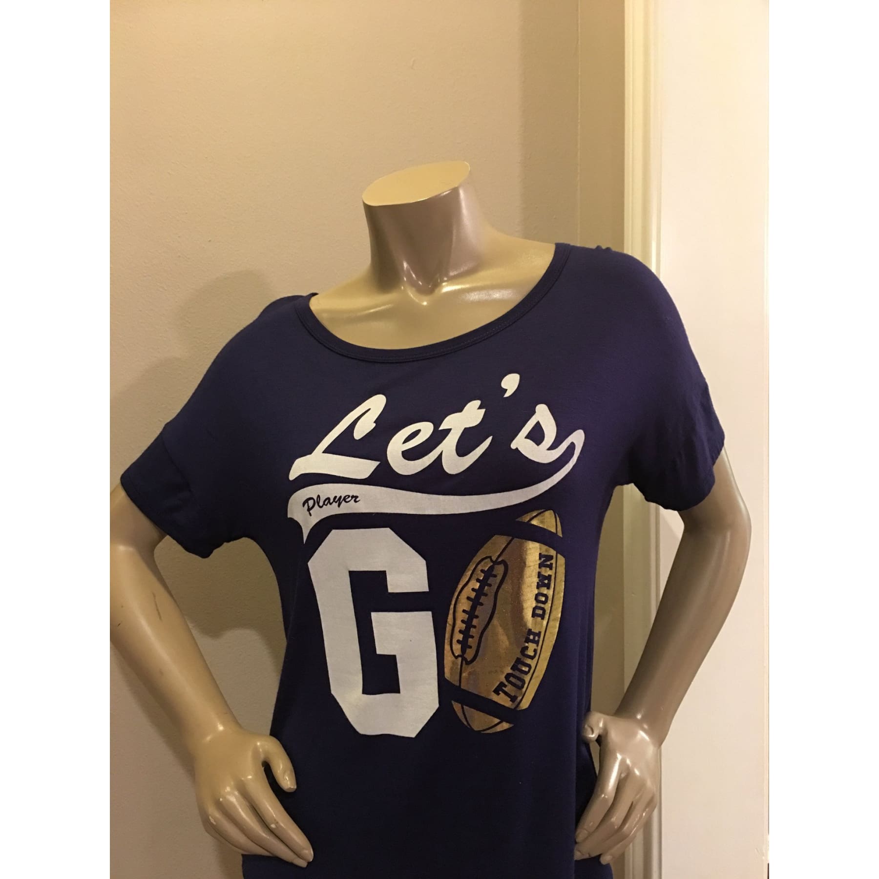 Touchdown Short Sleeve T shirt,Team Spirit - Dirt Road Divas Boutique
