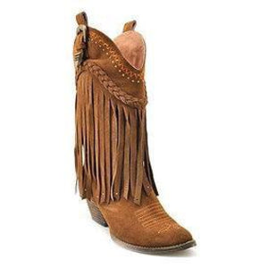 Volatile- Tan Suede Boots,Boots - Dirt Road Divas Boutique